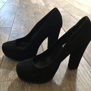 Steve Madden ‘Sarrina’ Chunky Heels Black